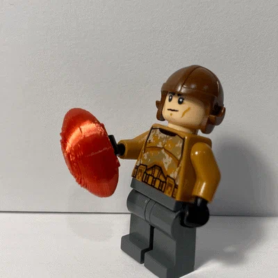 Mô hình quả bóng bầu dục (football) mini tương thích với LEGO