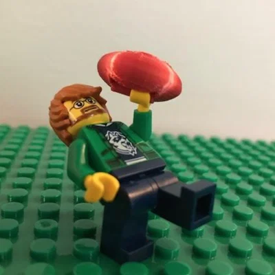 Mô hình quả bóng bầu dục (football) mini tương thích với LEGO