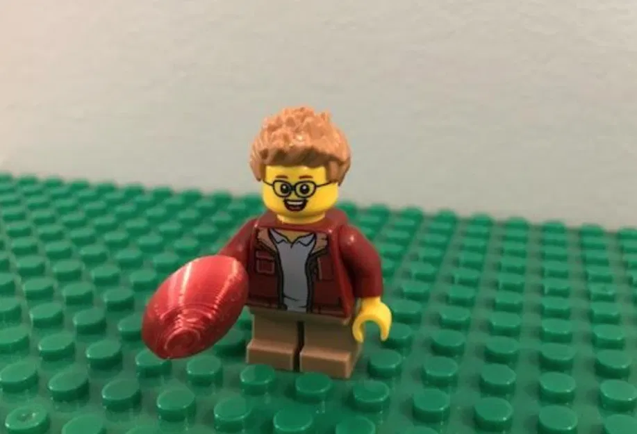 Mô hình quả bóng bầu dục (football) mini tương thích với LEGO - Image 3