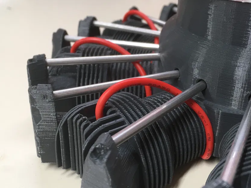 Mô hình động cơ Radial 9 xy-lanh giả lập cho máy bay tỉ lệ 1:5 - Image 3