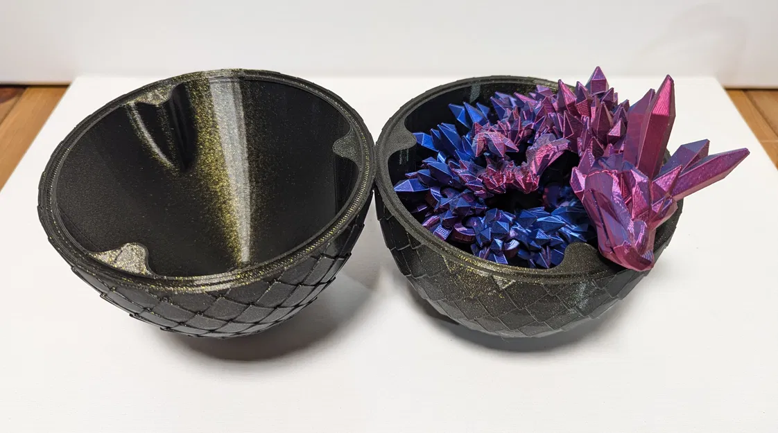 Trứng Rồng Crystal Dragon Đóng Mở Bằng Nam Châm - Image 1