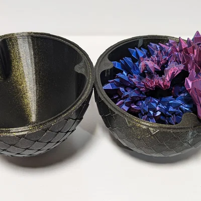 Trứng Rồng Crystal Dragon Đóng Mở Bằng Nam Châm
