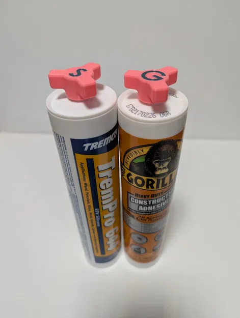 Nắp đậy tuýp keo, silicone hoặc chất trám (Ren tựa tùy chỉnh) - Image 1