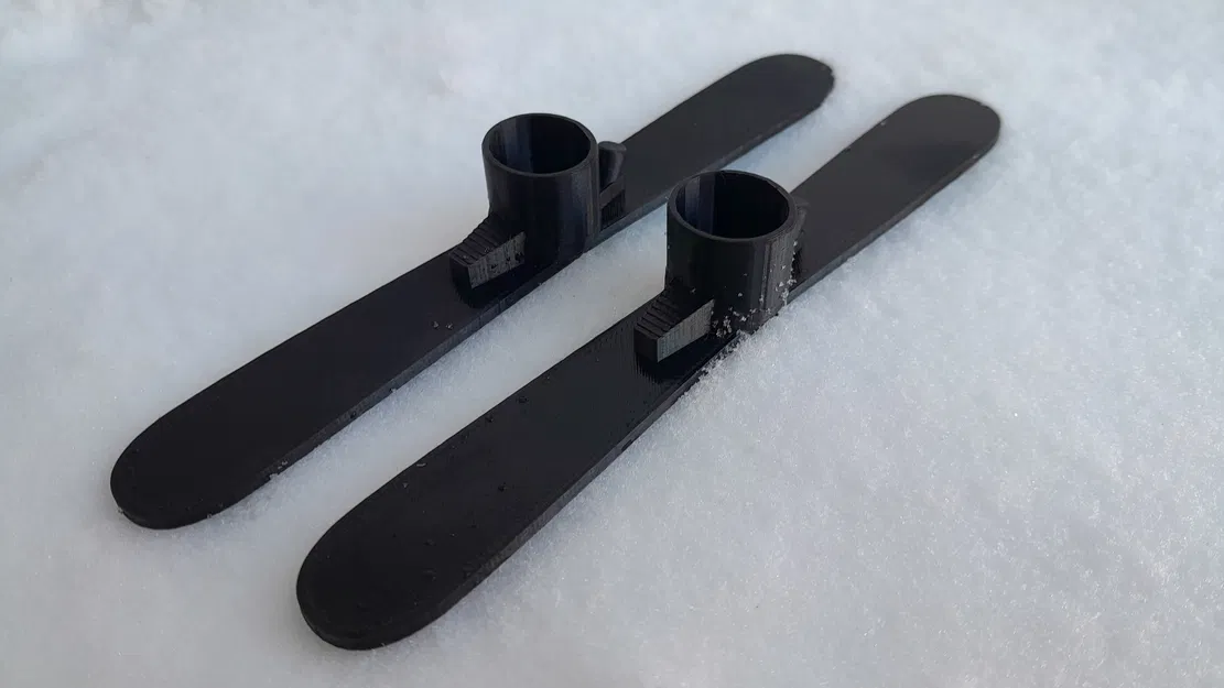 Bộ ván trượt tuyết mini cho ngón tay - Đồ chơi in 3D cực chất - Image 2