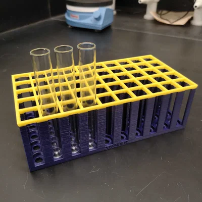 Khay Đựng Ống Nghiệm 3D (10x, 25x, 50x) - Giải Pháp Sắp Xếp Khoa Học