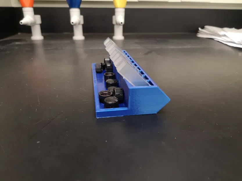 Giá đỡ và làm khô cuvette thí nghiệm (5x hoặc 10x) cho máy quang phổ - Image 3