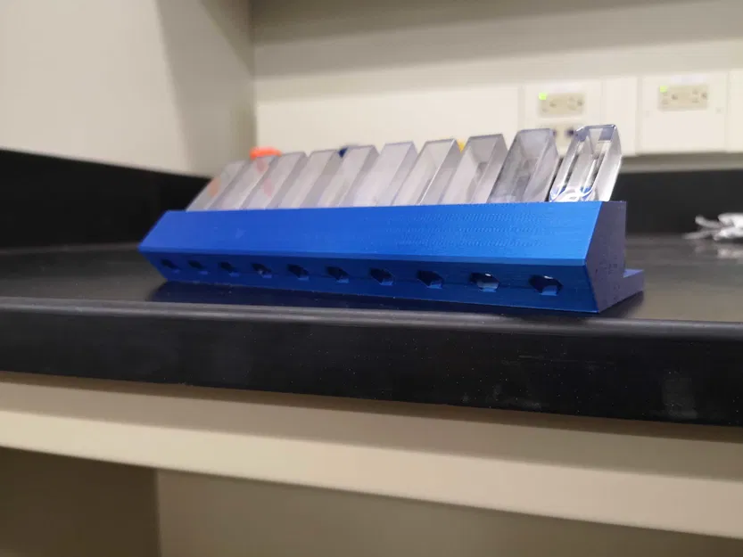 Giá đỡ và làm khô cuvette thí nghiệm (5x hoặc 10x) cho máy quang phổ - Image 5