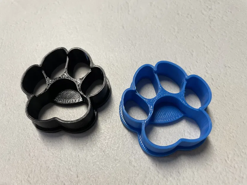 Khuôn cắt bánh quy hình bàn chân thú cưng - Image 1