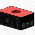 Case Raspberry Pi 4 - Kèm file STEP - Thumbnail 6
