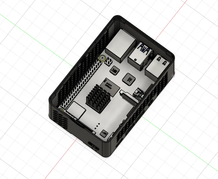Case Raspberry Pi 4 - Kèm file STEP - Image 7