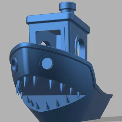 Mô hình 3D Shark-Benchy: Chiếc thuyền cá mập độc đáo cho máy in 3D
