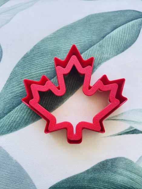 Khuôn cắt bánh quy hình lá phong Canada - Image 3