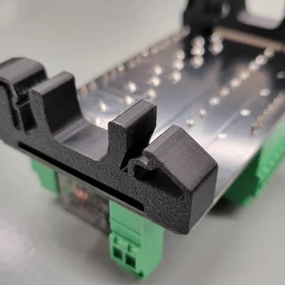 Ngàm kẹp thanh ray DIN cho Module Relay MASSO