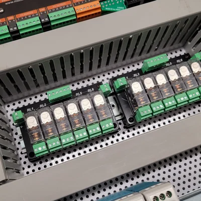 Ngàm kẹp thanh ray DIN cho Module Relay MASSO