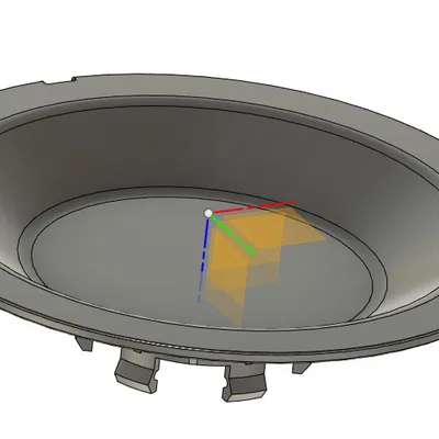 Nắp chụp mâm xe Volkswagen (Center Cap) 7D0 601 149 A in 3D