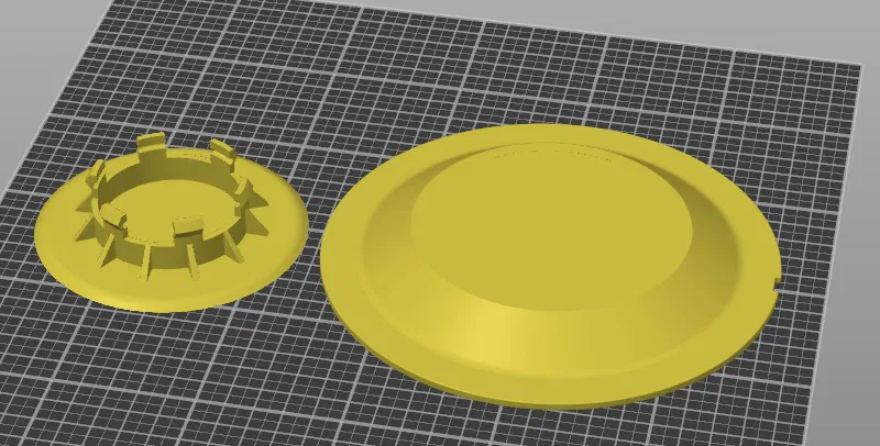 Nắp chụp mâm xe Volkswagen (Center Cap) 7D0 601 149 A in 3D - Image 2