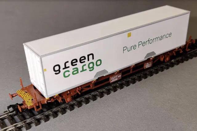 Mô hình Jumbo Container tỉ lệ H0 (1:87) - Image 1