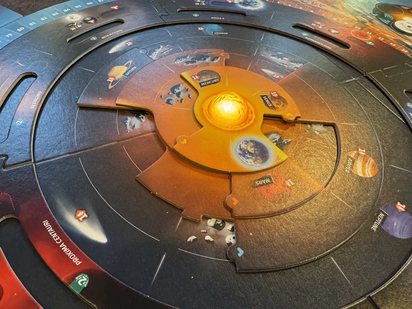 Mô hình mặt trời phát sáng (Lite Up Sun) cho board game SETI - Image 3