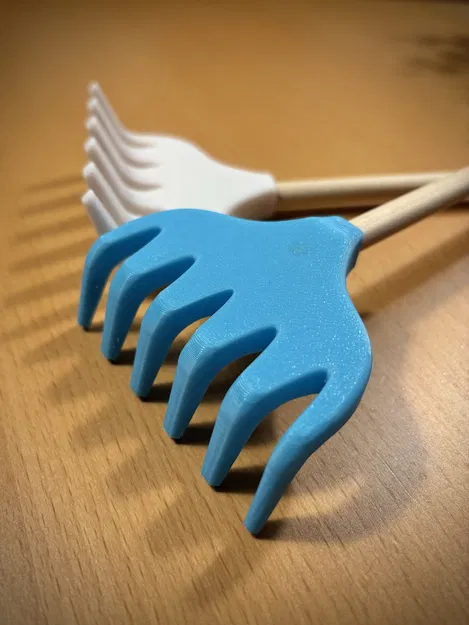 Dụng cụ gãi lưng - Dùng với que gỗ hoặc thanh dowel 8mm - Image 1