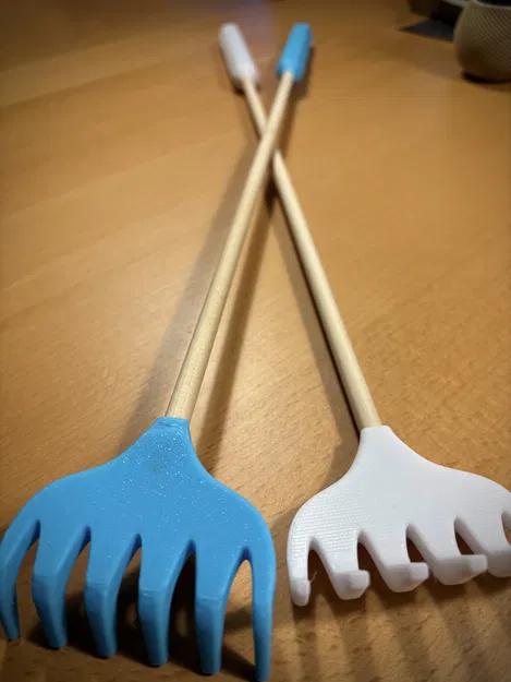 Dụng cụ gãi lưng - Dùng với que gỗ hoặc thanh dowel 8mm - Image 3