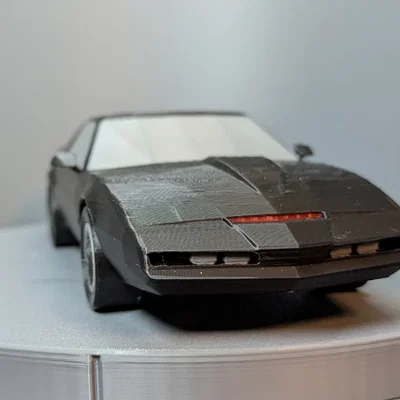KITT - Knight Rider - Mô hình Pontiac Firebird Trans Am Kit Card (tỷ lệ 1:24)