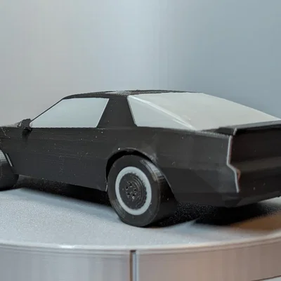 KITT - Knight Rider - Mô hình Pontiac Firebird Trans Am Kit Card (tỷ lệ 1:24)