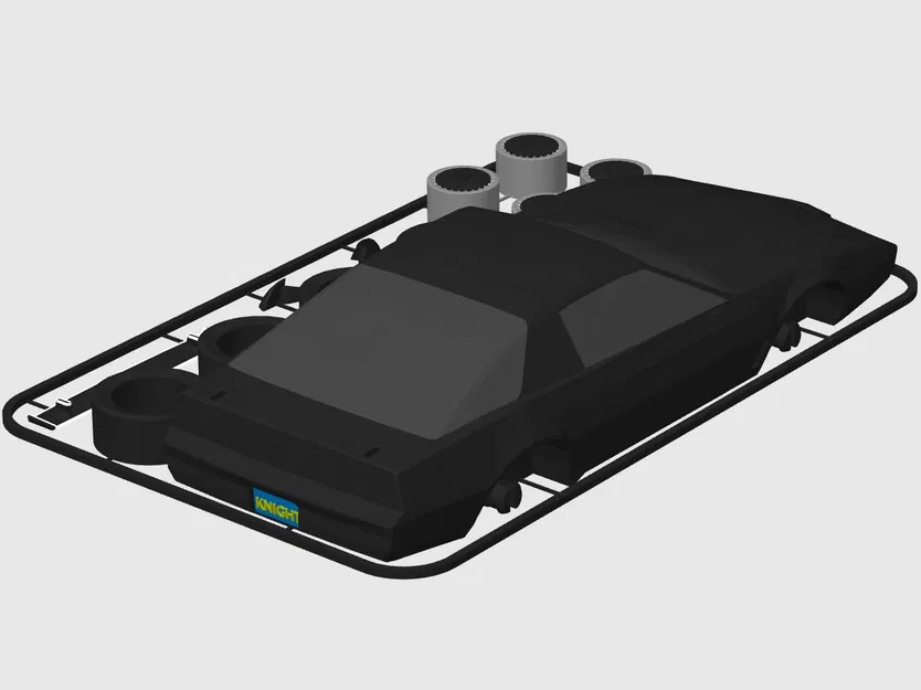 KITT - Knight Rider - Mô hình Pontiac Firebird Trans Am Kit Card (tỷ lệ 1:24) - Image 6