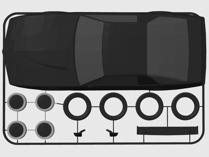 KITT - Knight Rider - Mô hình Pontiac Firebird Trans Am Kit Card (tỷ lệ 1:24) - Image 10