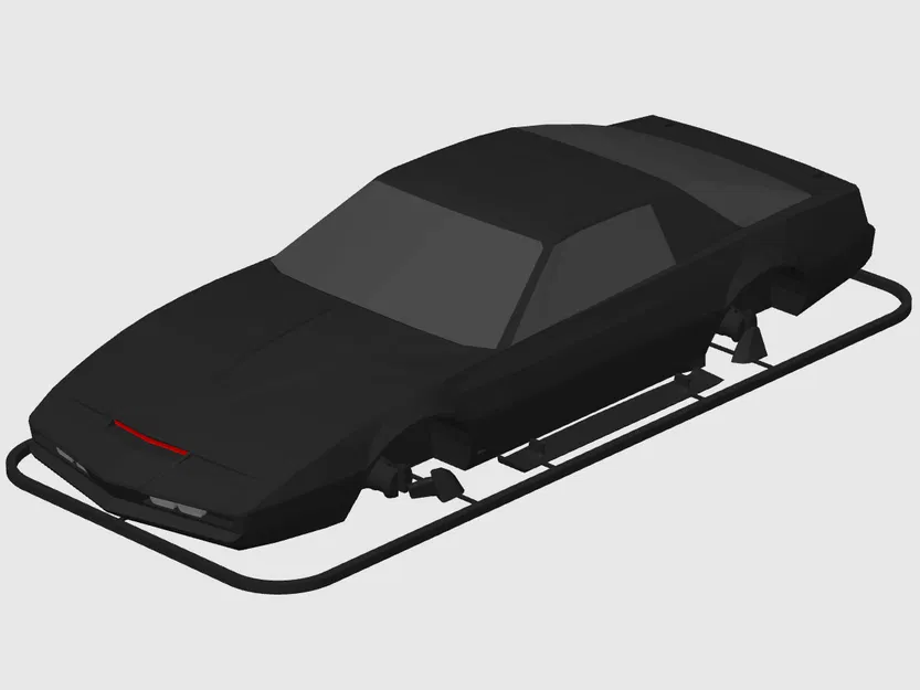 KITT - Knight Rider - Mô hình Pontiac Firebird Trans Am Kit Card (tỷ lệ 1:24) - Image 12