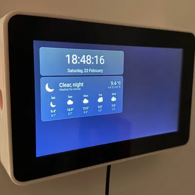 Vỏ gắn tường cho Raspberry Pi Touch Display 2
