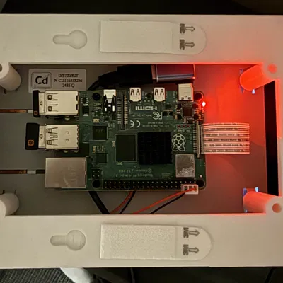 Vỏ gắn tường cho Raspberry Pi Touch Display 2