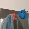 Móc treo khăn tắm hình Benchy cho vách kính - Thumbnail 4