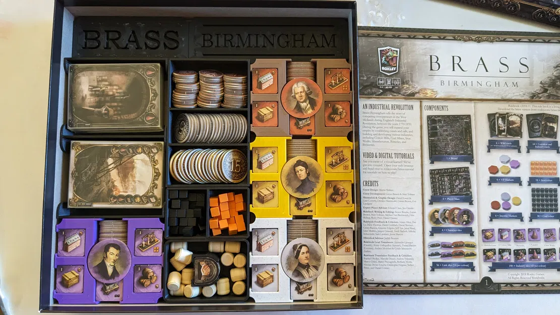 Brass: Birmingham (Bản in 2023) - Khay đựng linh kiện - Image 1