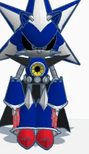 Mô hình Neo Metal Sonic 3D siêu ngầu để trưng bày bàn làm việc - Image 1