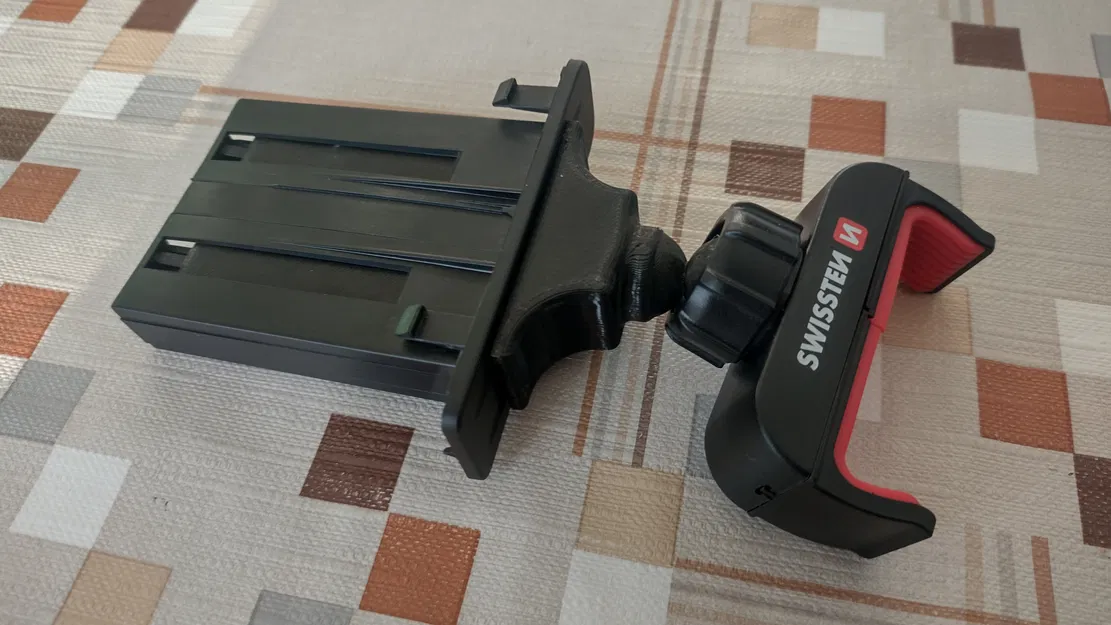 Ngàm giữ điện thoại trên xe VW Golf Plus và Tiguan (Đầu bi 16mm) - Image 3