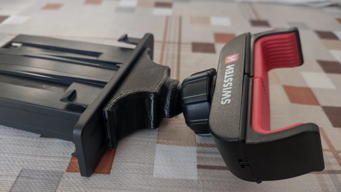 Ngàm giữ điện thoại trên xe VW Golf Plus và Tiguan (Đầu bi 16mm) - Image 4