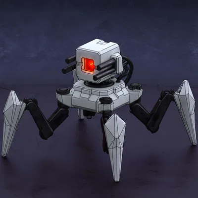 Robot Sentry Mech Khoa Học Viễn Tưởng