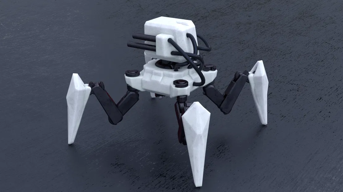 Robot Sentry Mech Khoa Học Viễn Tưởng - Image 5