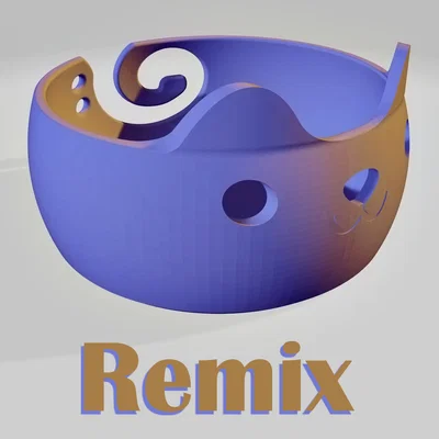 Tô đựng len hình mèo - Bản Remix từ Emveor