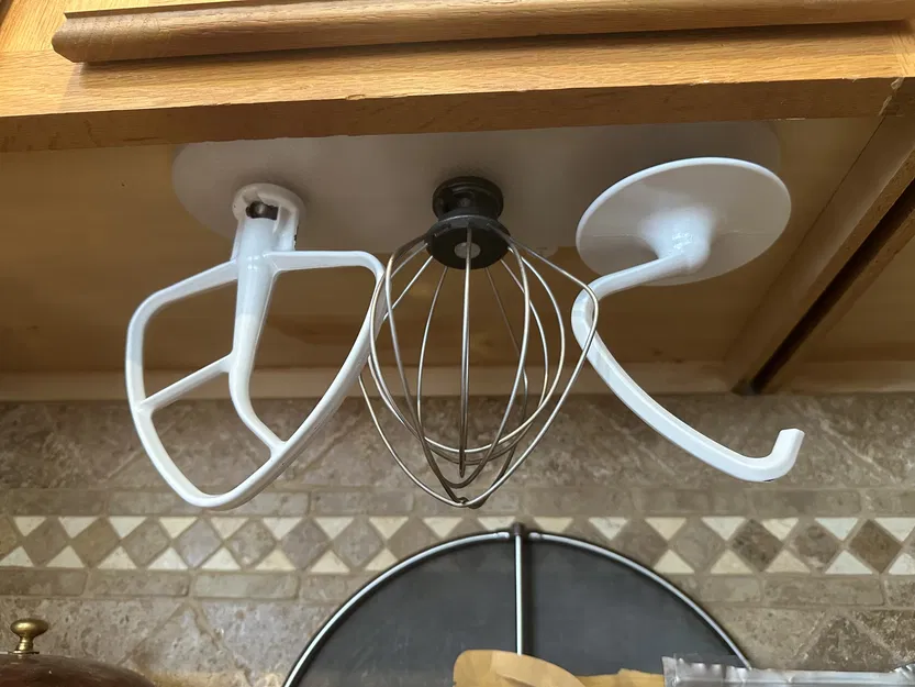 Giá treo phụ kiện máy trộn KitchenAid dưới tủ bếp - Image 1