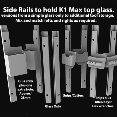 Ngàm gắn nắp kính bên hông cho K1 Max (kèm khay đựng dụng cụ tùy chọn)