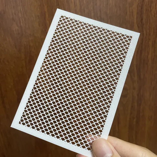 Khuôn phun sơn họa tiết vảy cá 3D cho mồi giả (Lure Stencil) - Image 1