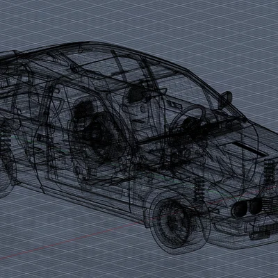 Mô hình 3D Alfa Romeo Alfetta GTV6 sắc nét cho người đam mê xe