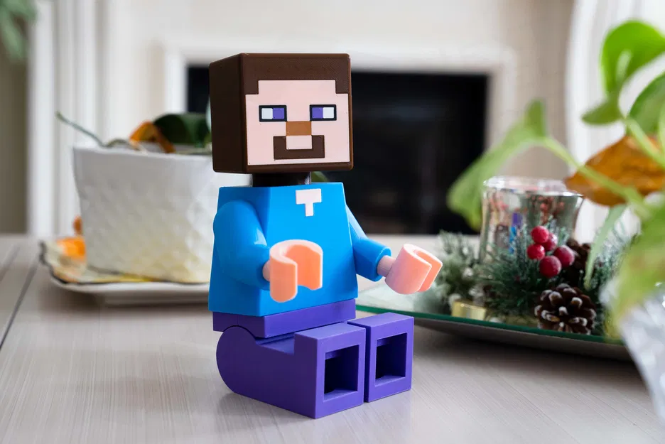 Mô hình Minecraft Steve Khổng Lồ (16 inch) – Khởi đầu cuộc phiêu lưu kỳ thú! - Image 1