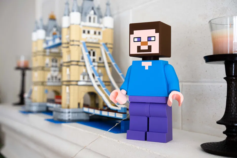 Mô hình Minecraft Steve Khổng Lồ (16 inch) – Khởi đầu cuộc phiêu lưu kỳ thú! - Image 2