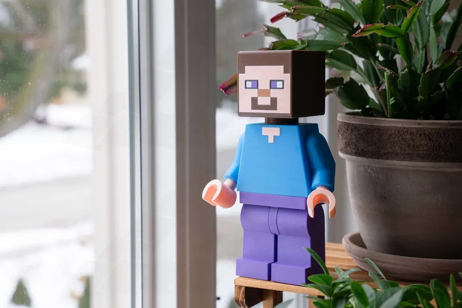 Mô hình Minecraft Steve Khổng Lồ (16 inch) – Khởi đầu cuộc phiêu lưu kỳ thú! - Image 4