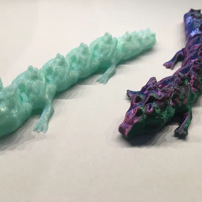 Mô hình Rồng Nhỏ (Small Dragon) in 3D linh hoạt cực chất