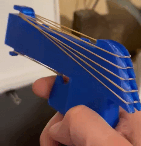 Mô hình súng bắn thun 3D (Rubber Gun) giải trí cực vui - Thumbnail 1