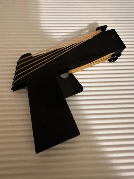 Mô hình súng bắn thun 3D (Rubber Gun) giải trí cực vui - Image 2