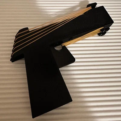 Mô hình súng bắn thun 3D (Rubber Gun) giải trí cực vui